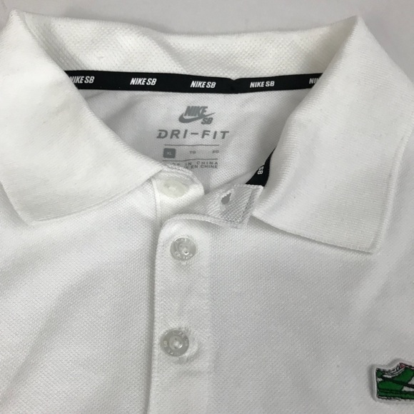 Nike SB Heineken White Dunks Polo XL - Picture 2 of 8